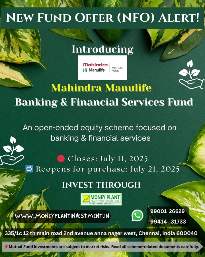 New fund offer launch — Money Plant Investment Services
